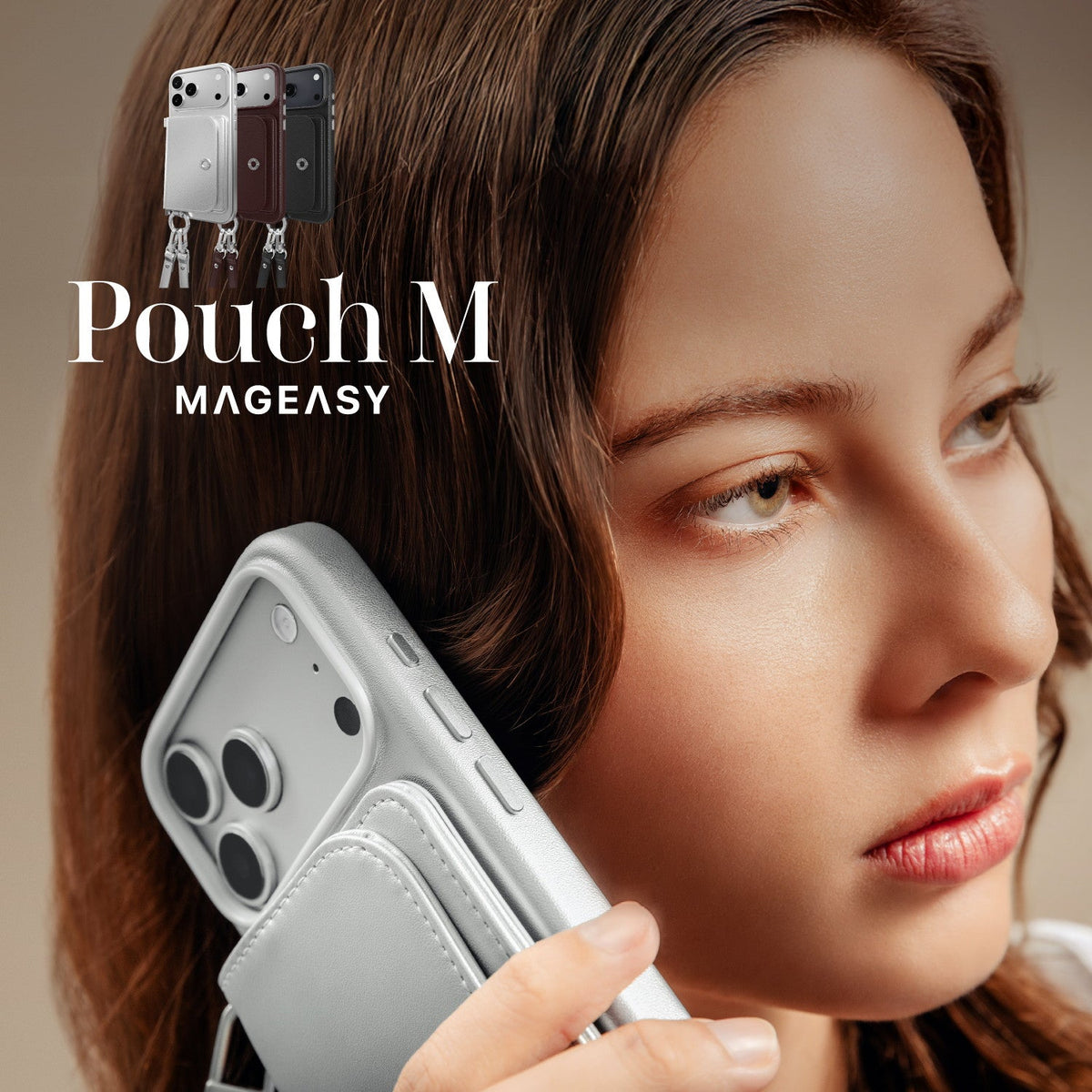 Pouch M iPhone17 Pro Max MagSafe対応カード収納ケース – MAGEASY Japan