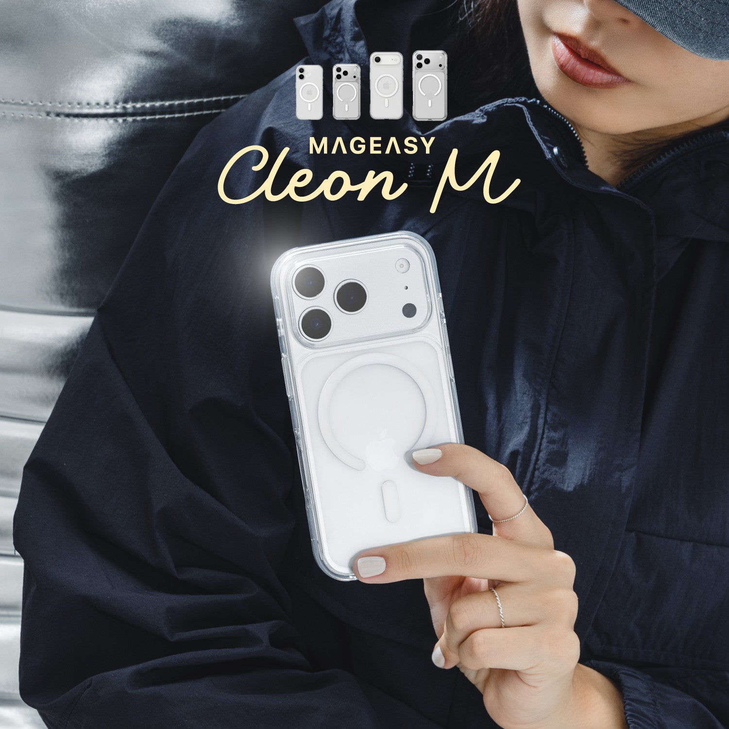 Cleon M iPhone17 MagSafe対応耐衝撃ケース – MAGEASY Japan