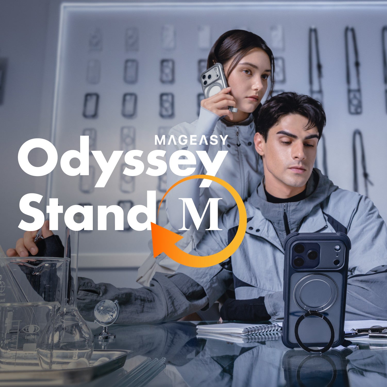 Odyssey Stand M iPhone17 Pro MagSafe対応 Odyssey Stand M iPhone17 Pro MagSafe対応スタンド付き耐衝撃ケース