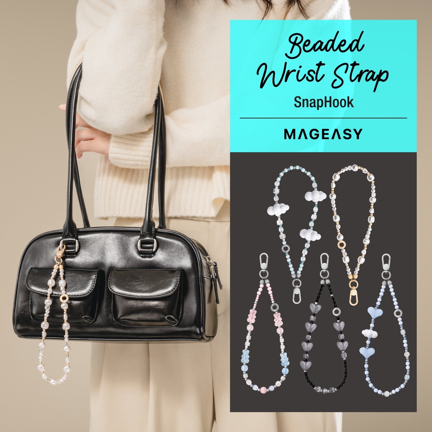 Beaded Wrist Strap SH スマートフォン用 リストストラップ – MAGEASY