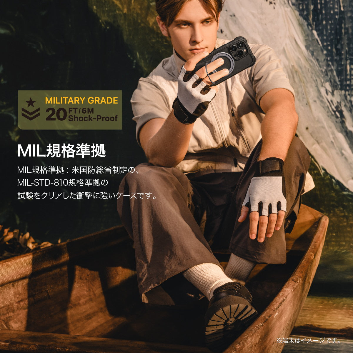 Odyssey Stand M iPhone16 MagSefe対応スタンド付き耐衝撃ケース