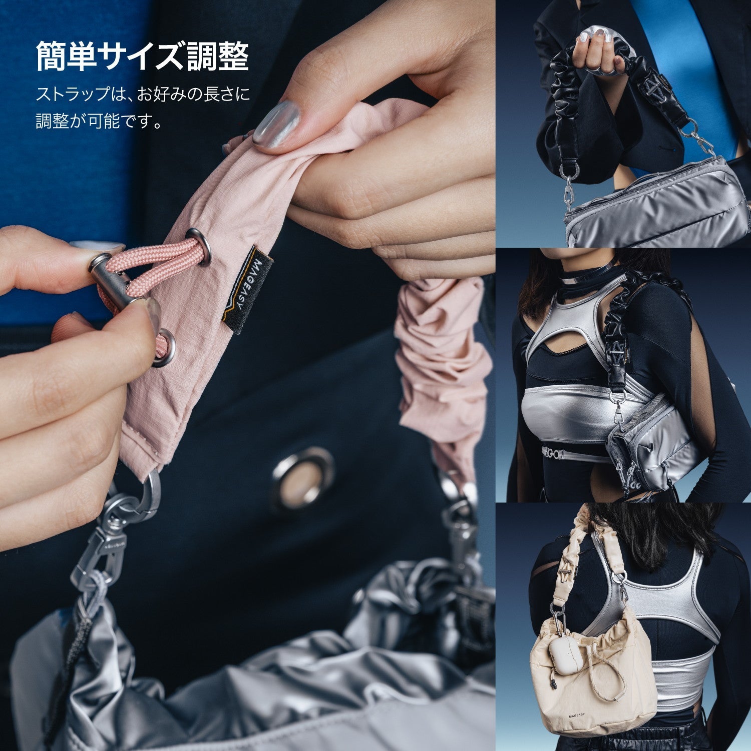 Scrunchie Wrist Strap スマートフォン用 リストストラップ – MAGEASY
